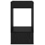 vidaXL Table d'appoint Chêne noir 30 x 30 x 56 cm Bois d'ingénierie