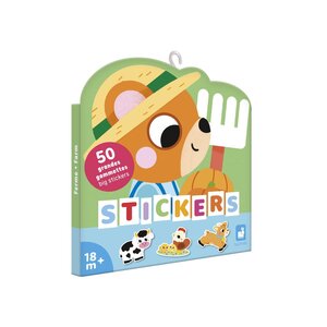 50 Grandes gommettes - Animaux Ferme