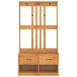 vidaXL Portemanteau SANDNES 87x40x159 5 cm bois massif pin