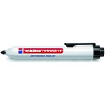 Marqueur Permanent Retract 11 Noir Pointe Ronde 1 5-3 mm EDDING