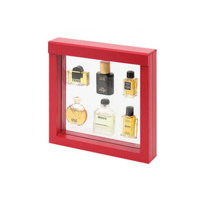 Cadre Nimbus 150 design croco rouge pour objets de collections.