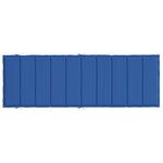 vidaXL Coussin de chaise longue bleu royal 186x58x4 cm tissu oxford
