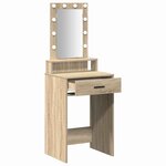 vidaXL Table de Toilette Marron 50 x 41 x 140 cm Bois d'ingénierie