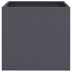 vidaXL Jardinière anthracite 42x40x39 cm acier laminé à froid
