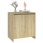 vidaXL Buffet Chêne sonoma 70x41x75 cm Bois d'ingénierie