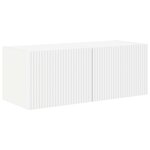 vidaXL Ensemble meuble TV 4 Pièces Blanc Bois d'ingénierie