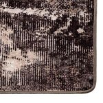 vidaXL Coureur de Tapis MARSA Noir 50 x 400 cm Polyester et PVC