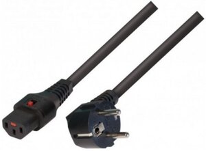 Cable d'alimentation 3m avec vérouillage (Noir)