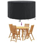 vidaXL Housse pour mobilier d'extérieur 157 x 157 x 85 cm Tissu 600D