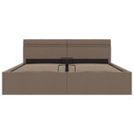 vidaXL Cadre de lit à rangement hydraulique sans matelas 160x200 cm