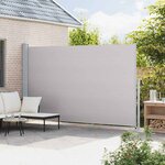 vidaXL Auvent latéral rétractable de patio 220x500 cm Gris