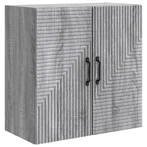 vidaXL Armoire Murale Sonoma gris 59 x 31 x 60 cm Bois d'ingénierie