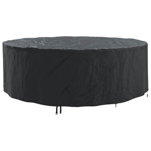 vidaXL Housse pour meubles 279 x 279 x 71 cm Tissu Oxford 420D Rond