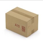 Caisse carton galia simple cannelure avec rabats 30x20x20 cm (lot de 20)