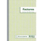 Manifolds Factures 21x14 8cm - 50 Feuillets Dupli Autocopiants - Sous Film Par Lot De 5 - Motif  - X 50 - Exacompta