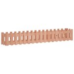 vidaXL Lit surélevé de jardin design de clôture bois douglas massif