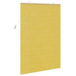 vidaXL Stores et Occultants avec des rideaux Jaune 100 x 160 cm Bambou