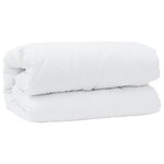 vidaXL Couettes & Duvets Blanc 200 x 220 cm Microfibre