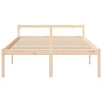 vidaXL Lit pour personne âgée sans matelas 160x200 cm bois pin massif