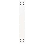 vidaXL Pieds de table de bar en U 2 pièces Blanc 60 x (90-91) cm Acier