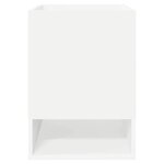 vidaXL Table d'appoint Blanc 40 x 40 x 56 cm Bois d'ingénierie