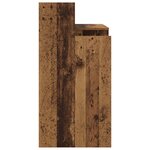 vidaXL Bureau Vieux bois 97 x 45 x 90 cm Bois d'ingénierie