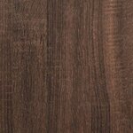 vidaXL Meuble TV Chêne marron 100x40x40 cm Bois d'ingénierie