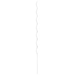vidaXL Supports de plantes en spirale 5 Pièces Acier galvanisé 170 cm