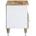 vidaXL Meuble TV 70x33 5x46 cm bois massif de manguier