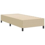 vidaXL Cadre de lit Vert gris 100 x 200 cm Tissu en velours côtelé