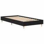 vidaXL Cadre de lit Chêne noir 90 x 190 cm Bois d'ingénierie
