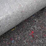 vidaXL Polaire pour Piscine Gris 1 x 25 m Polyester et coton