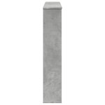 VidaXL Cadre de cheminée gris béton 100x20x100 cm bois d'ingénierie