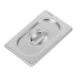 Couvercle bac gastro inox 18/10 - gn 1/9 - vogue -  - inox