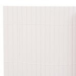 vidaXL Clôture de jardin double face 110x400 cm Blanc