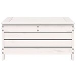 vidaXL Repose-pied de jardin blanc 62x63 5x32 cm bois de pin massif