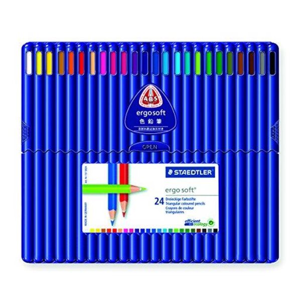 Etui de 24 Crayons de couleur ergosoft mine 3 mm Assortis STAEDTLER