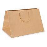 Maxi sac kraft à poignées torsadées 35 x 32 x 32 cm (lot de 10)