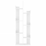 vidaXL Bibliothèque Blanc 48x25 5x140 cm Bois d’ingénierie