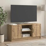vidaXL Meuble TV 102 x 34 5 x 47 cm Chêne artisanal Bois d'ingénierie