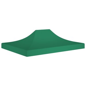vidaXL Toit de tente de réception 4x3 m Vert 270 g/m²