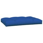 vidaXL Coussins de palette lot de 2 bleu royal tissu