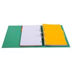 Classeur À Levier Pvc A4 Dos De 70mm. - Vert - X 10 - Exacompta
