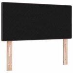 vidaXL Tête de Lit LED avec tête de lit Marron foncé 100 cm tissu