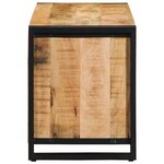 vidaXL Banc à Chaussures Marron Bois de manguier massif