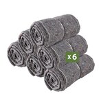 Pack and Move - Lot 6 Couvertures De Protection Pour Déménagement Et Stockage - 1 5 X 2 M - Épaisse Et Résistante - Protection TV Protection Meubles