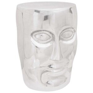 vidaXL Tabouret Argent Aluminium