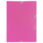 Chemise à élastique 3 rabats A4 Polypropylène 4/10e Opaque Coloris aléatoire x 60 EXACOMPTA