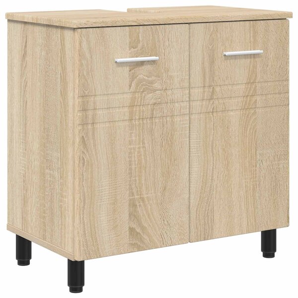 vidaXL Unité de vanité de salle de bain Chêne Sonoma 60 x 35 x 60 cm