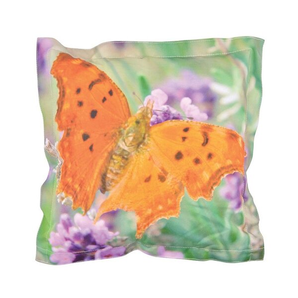 Coussin extérieur imperméable papillon small